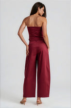 Load image into Gallery viewer, Merlot Corset + Pant Set
