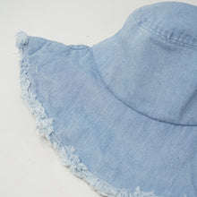 Load image into Gallery viewer, Denim Canva Bucket Hat
