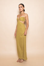 Load image into Gallery viewer, Resort Vacation Cutout Ring Halter Maxi Dress
