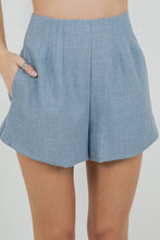 Load image into Gallery viewer, Denim Blue Highh Waist Shorts
