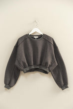 Load image into Gallery viewer, Cropped Sweatshirt - Charcoal
