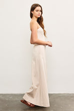Load image into Gallery viewer, Strapless Wide Leg Jumpsuit- Natural
