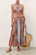 Load image into Gallery viewer, Sienna Paisley Top &amp; Skirt Set
