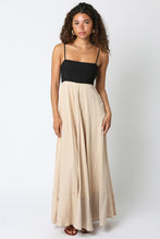 Load image into Gallery viewer, Greta Maxi Dress- Black Khaki
