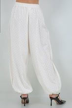 Load image into Gallery viewer, Ivory Polka Dots Balloon Pants
