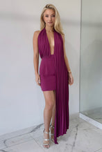 Load image into Gallery viewer, Sienna Magenta Mini Dress

