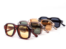 Load image into Gallery viewer, Black |Brown Aviator Retro Sunglasses
