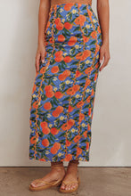 Load image into Gallery viewer, Citrus Scallop Trim Maxi Skirt
