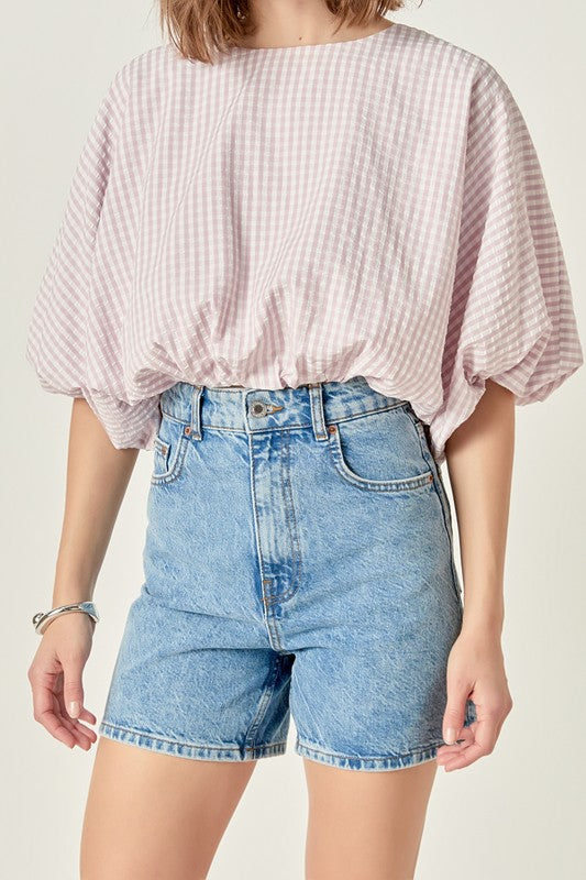 Voluminous Cropped Top