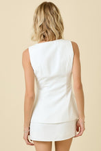 Load image into Gallery viewer, Kya Dress Suit Romper- White

