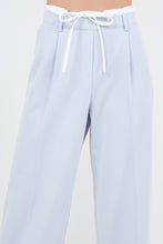 Load image into Gallery viewer, Tie Contrast Waistband Pants

