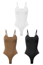 Load image into Gallery viewer, Corset Camel Bodysuit
