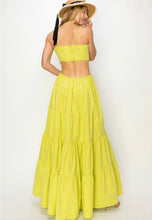 Load image into Gallery viewer, Celine Lime Maxi Dress
