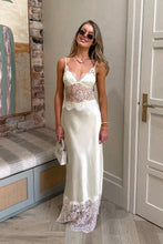 Load image into Gallery viewer, Ciele Lace Satin Dress
