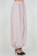 Load image into Gallery viewer, Light Pink Polka Dots Balloon Pants
