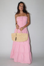 Load image into Gallery viewer, French Pink Smocked Maxi Dress
