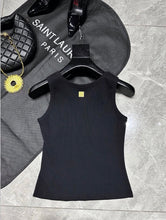Load image into Gallery viewer, Schia Gold Hardware Tank- Black
