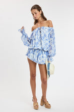 Load image into Gallery viewer, Dense Forest Blue Mini Romper
