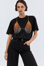Load image into Gallery viewer, Beaded Bikini T-Shirt Top- White
