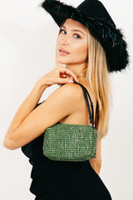 Load image into Gallery viewer, Green Rhinestones Mini Bag
