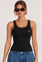 Load image into Gallery viewer, Schia Gold Hardware Tank- Black
