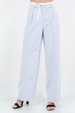 Load image into Gallery viewer, Tie Contrast Waistband Pants
