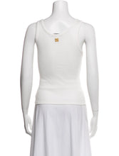 Load image into Gallery viewer, Schia Gold Hardware Tank-White
