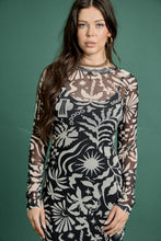 Load image into Gallery viewer, Noir Illusion Mesh Maxi Dress
