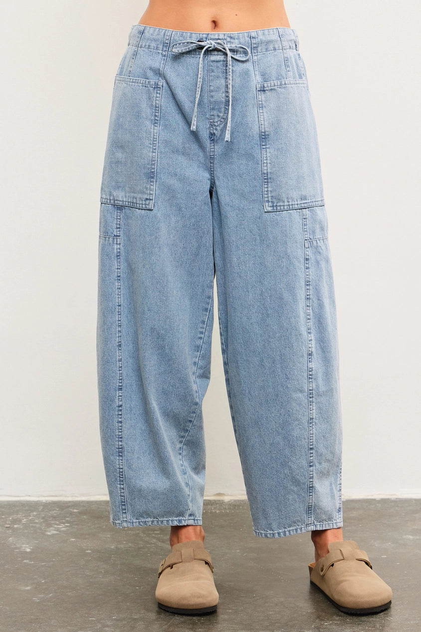Muse Barrel Light Denim Pants