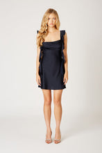 Load image into Gallery viewer, Ruffle Mini Dress Midnight Blues
