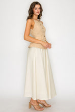 Load image into Gallery viewer, Button Front Maxi Dress

