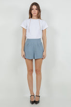 Load image into Gallery viewer, Denim Blue Highh Waist Shorts
