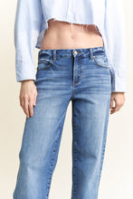 Load image into Gallery viewer, Mid Waist Loose Straight Jeans - Medium
