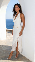 Load image into Gallery viewer, Siren Seashell Drape Maxi Dress
