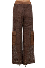 Load image into Gallery viewer, Mocha Lace Trousers
