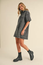 Load image into Gallery viewer, Dark Denim Short Dress
