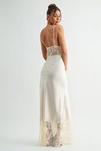 Load image into Gallery viewer, Ciele Lace Satin Dress
