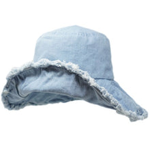Load image into Gallery viewer, Denim Canva Bucket Hat
