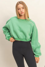 Load image into Gallery viewer, Cropped Sweatshirt - Charcoal
