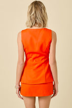 Load image into Gallery viewer, Kya Dress Suit Romper- Scarlet Red
