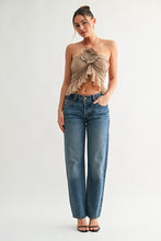 Load image into Gallery viewer, Petal Halter Ruffle Top - Taupe
