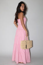 Load image into Gallery viewer, French Pink Smocked Maxi Dress
