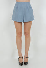 Load image into Gallery viewer, Denim Blue Highh Waist Shorts
