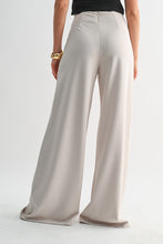 Load image into Gallery viewer, High Waist Beige Palazzo Pant
