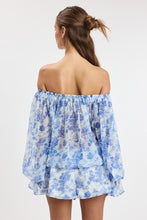 Load image into Gallery viewer, Dense Forest Blue Mini Romper
