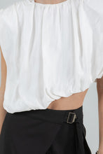 Load image into Gallery viewer, Alaia Asymmetrical Top- Ivory
