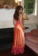 Load image into Gallery viewer, Aura Lace Satin Dress

