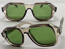 Load image into Gallery viewer, Gray | Green Aviator Retro Sunglasses

