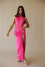 Load image into Gallery viewer, Aura Satin Mesh Dress
