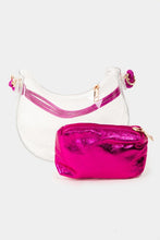 Load image into Gallery viewer, Clear See-Baguette Bag
